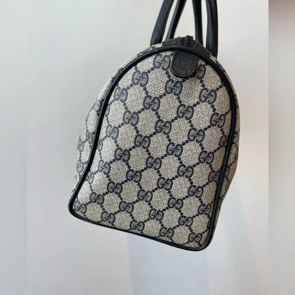 *RARE* with Original Authenticity Tag Vintage Gucci Boston Handbag‎ - Picture 7 of 8